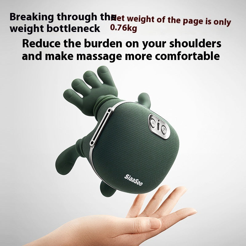 Shoulder & Neck Massager with Heat | Lightweight Hand-Grip Massage Device