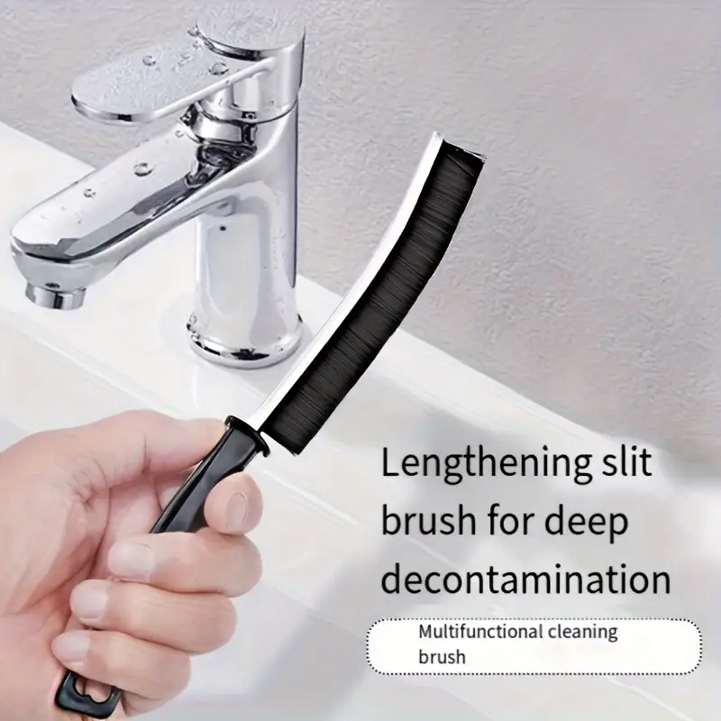 Multi-Purpose Crevice Cleaning Brush | Gap Cleaner for Toilet, Sink & Windows