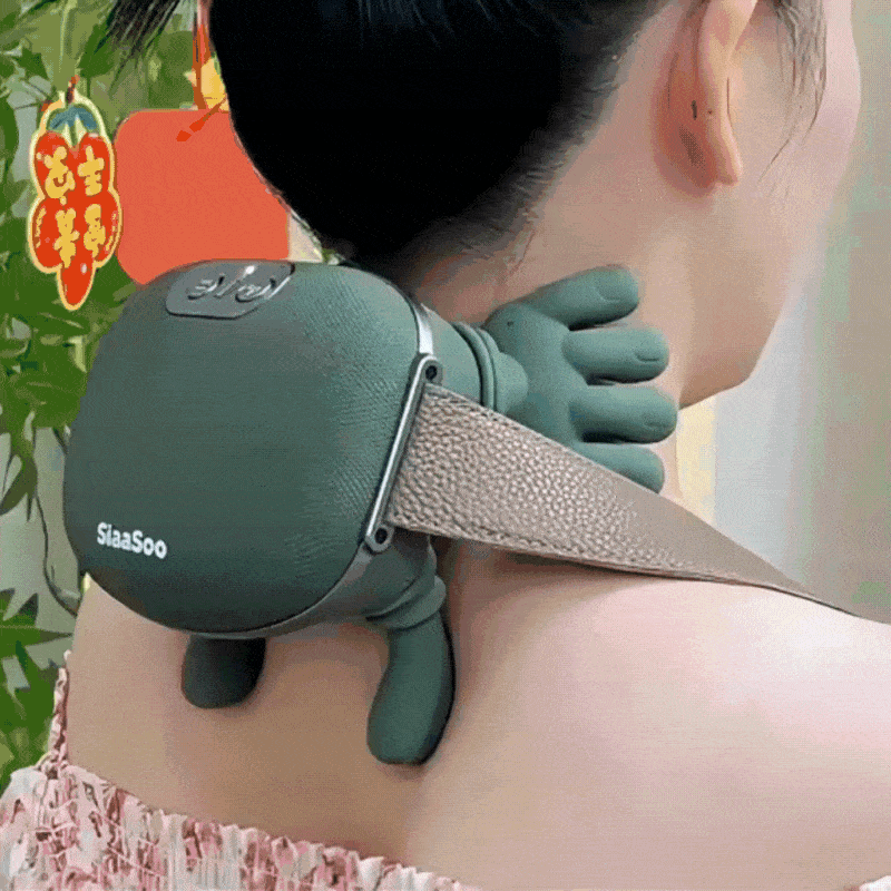Shoulder & Neck Massager with Heat | Lightweight Hand-Grip Massage Device