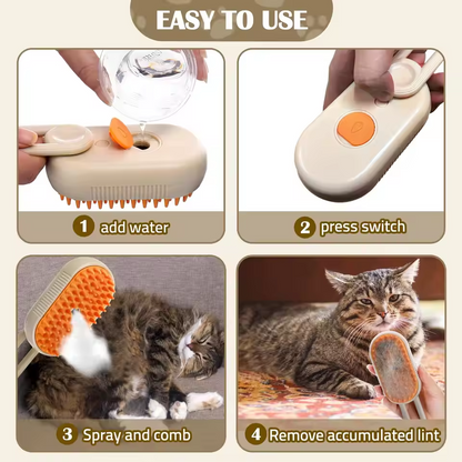 Soft Touch Electric Pet Brush – Spa-Style Grooming