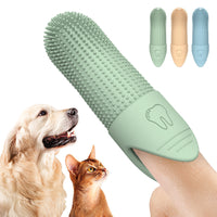 Pet Finger Toothbrush for Dogs & Cats | Soft Silicone Dental Care