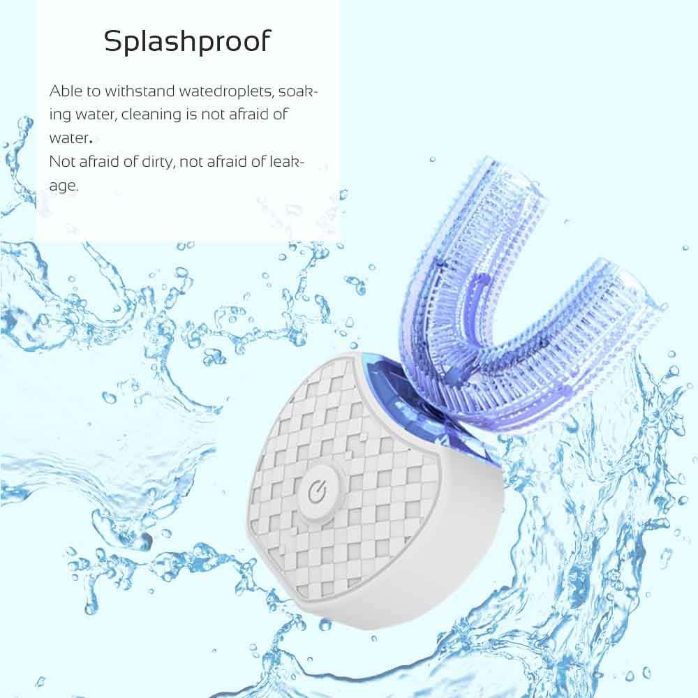Automatic U-Shaped Toothbrush for Adults | LED 360 Degree Cleaning