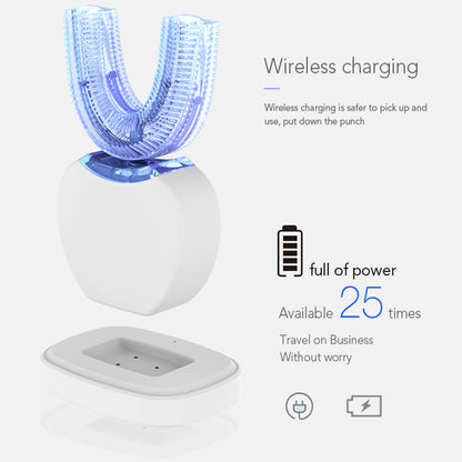 Automatic U-Shaped Toothbrush for Adults | LED 360 Degree Cleaning