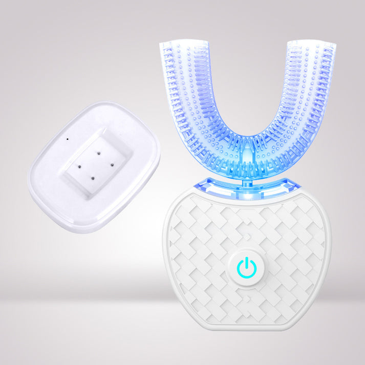 Automatic U-Shaped Toothbrush for Adults | LED 360 Degree Cleaning