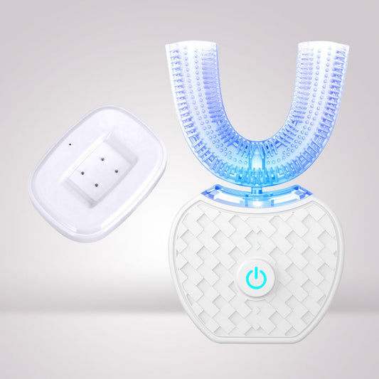 Automatic U-Shaped Toothbrush for Adults | LED 360 Degree Cleaning
