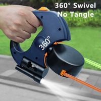 Dual Retractable Reflective Dog Leash With LED Light