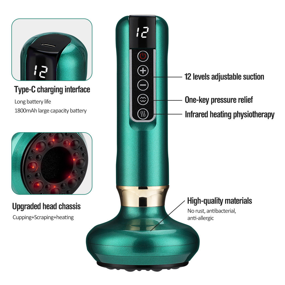 Electric Cupping Therapy & Scraping Massager | Pain Relief & Relaxation