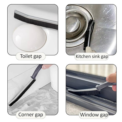 Multi-Purpose Crevice Cleaning Brush | Gap Cleaner for Toilet, Sink & Windows