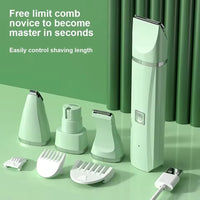 Low Noise Pet Hair Clipper | Electric Grooming Trimmer for Dogs & Cats