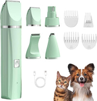 Low Noise Pet Hair Clipper | Electric Grooming Trimmer for Dogs & Cats